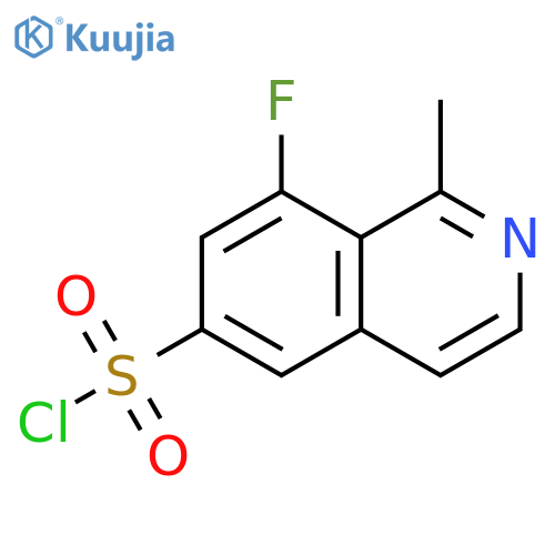 8-fluoro-1-methylisoquinoline-6-sulfonyl chloride structure