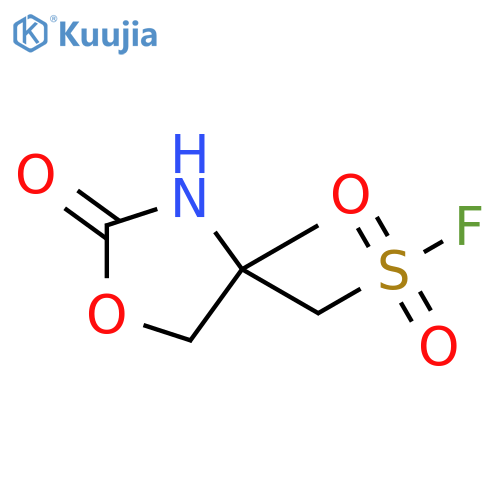 (4-methyl-2-oxo-1,3-oxazolidin-4-yl)methanesulfonyl fluoride structure