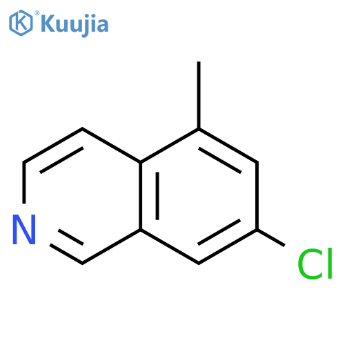7-chloro-5-methylisoquinoline structure