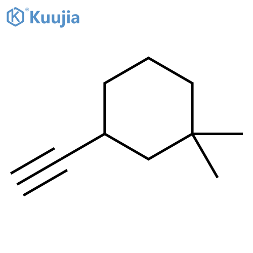 3-ethynyl-1,1-dimethylcyclohexane structure