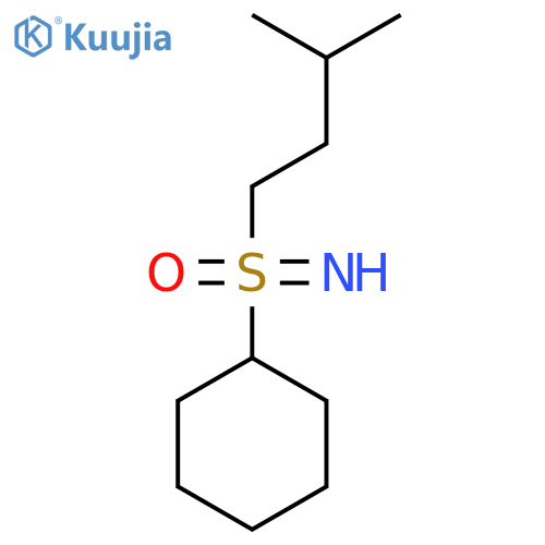Cyclohexyl(imino)(3-methylbutyl)-lambda6-sulfanone structure