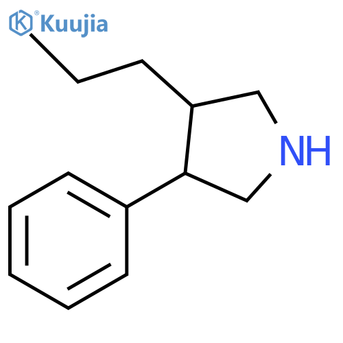 3-phenyl-4-propylpyrrolidine structure