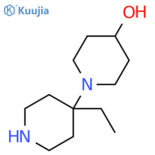 1-(4-ethylpiperidin-4-yl)piperidin-4-ol structure