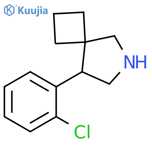6-Azaspiro[3.4]octane, 8-(2-chlorophenyl)- structure