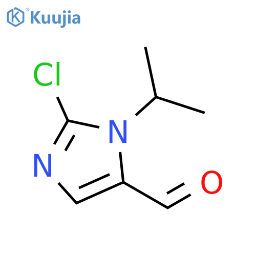 2-chloro-1-(propan-2-yl)-1H-imidazole-5-carbaldehyde structure