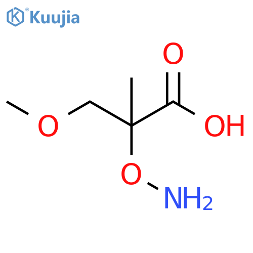 2-(aminooxy)-3-methoxy-2-methylpropanoic acid structure