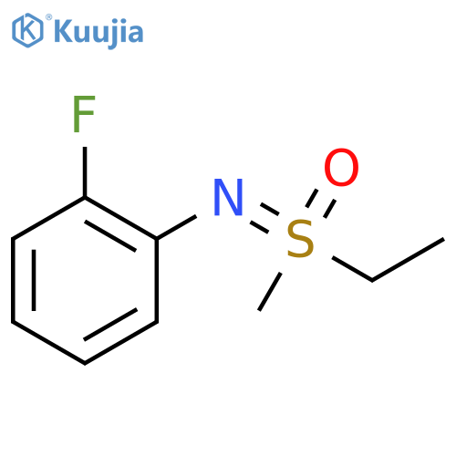 ethyl(2-fluorophenyl)iminomethyl-lambda6-sulfanone structure