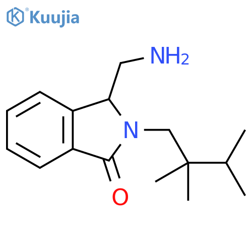 3-(aminomethyl)-2-(2,2,3-trimethylbutyl)-2,3-dihydro-1H-isoindol-1-one structure