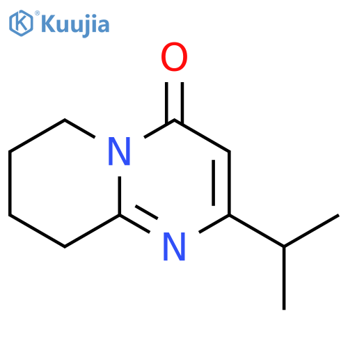2-(propan-2-yl)-4H,6H,7H,8H,9H-pyrido1,2-apyrimidin-4-one structure