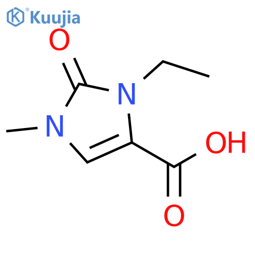 3-ethyl-1-methyl-2-oxo-2,3-dihydro-1H-imidazole-4-carboxylic acid structure