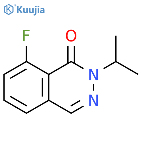8-fluoro-2-(propan-2-yl)-1,2-dihydrophthalazin-1-one structure