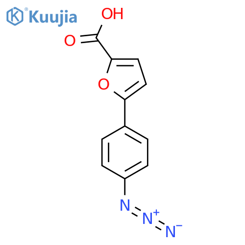 5-(4-Azidophenyl)furan-2-carboxylic acid structure