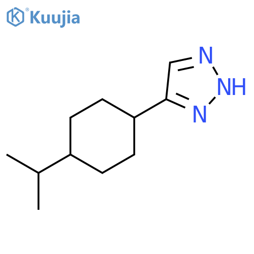 4-4-(propan-2-yl)cyclohexyl-2H-1,2,3-triazole structure