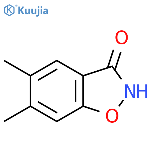 5,6-dimethyl-1,2-benzoxazol-3-ol structure
