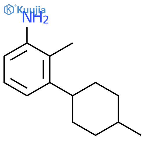 2-methyl-3-(4-methylcyclohexyl)aniline structure