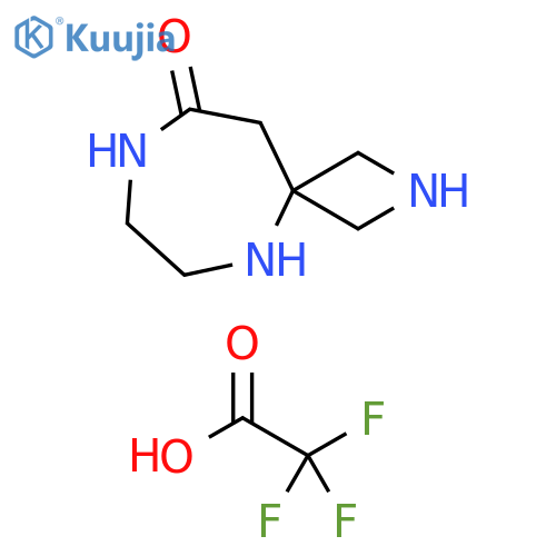 2,5,8-triazaspiro3.6decan-9-one, bis(trifluoroacetic acid) structure