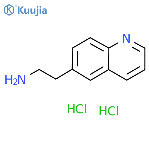 2-(Quinolin-6-yl)ethan-1-amine dihydrochloride structure