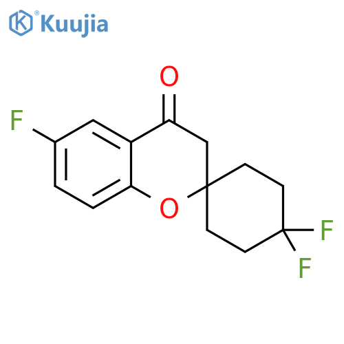 4',4',6-trifluoro-3,4-dihydrospiro1-benzopyran-2,1'-cyclohexane-4-one structure