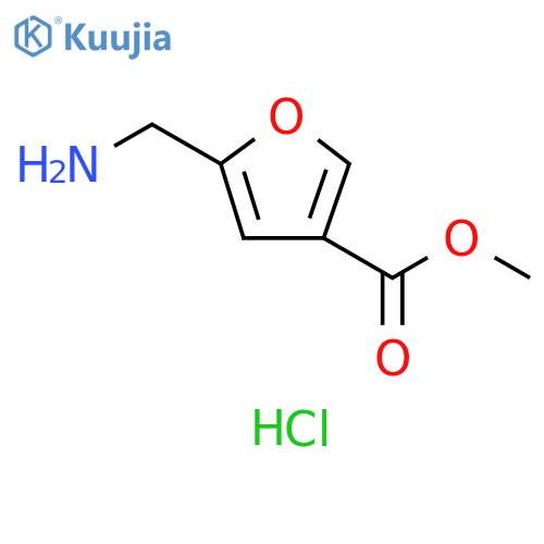 methyl 5-(aminomethyl)furan-3-carboxylate hydrochloride structure