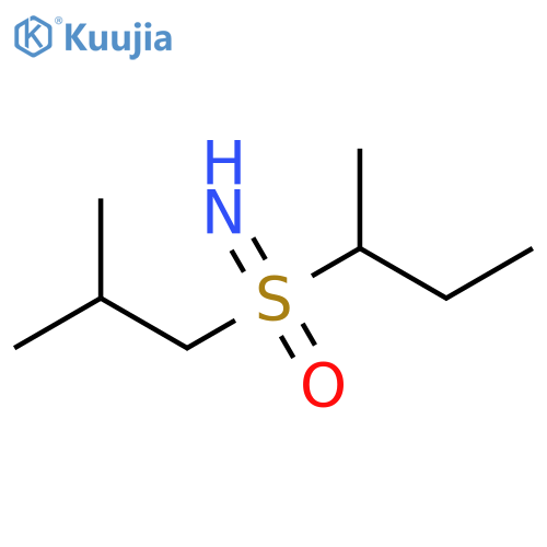 (Butan-2-yl)(imino)(2-methylpropyl)-lambda6-sulfanone structure