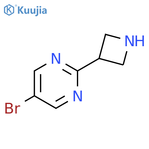 2-(azetidin-3-yl)-5-bromopyrimidine structure