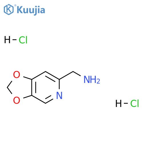 {2H-1,3dioxolo4,5-cpyridin-6-yl}methanamine Dihydrochloride structure