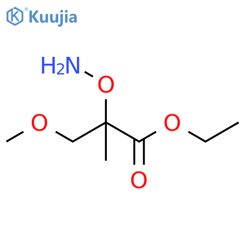 ethyl 2-(aminooxy)-3-methoxy-2-methylpropanoate structure