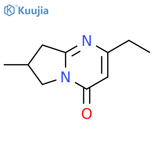 Pyrrolo[1,2-a]pyrimidin-4(6H)-one, 2-ethyl-7,8-dihydro-7-methyl- structure