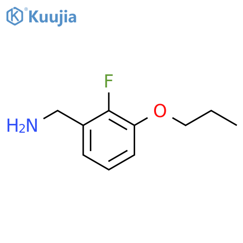 (2-fluoro-3-propoxyphenyl)methanamine structure