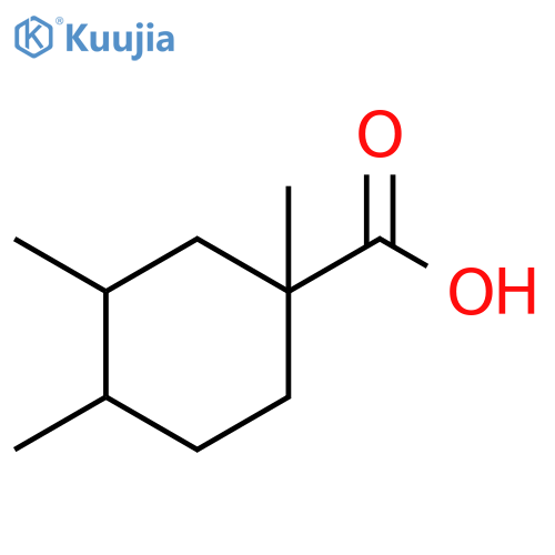Cyclohexanecarboxylic acid, 1,3,4-trimethyl- structure