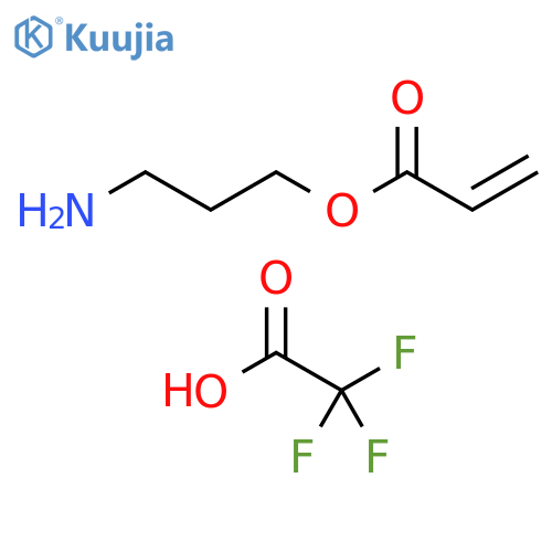 3-aminopropyl prop-2-enoate, trifluoroacetic acid structure