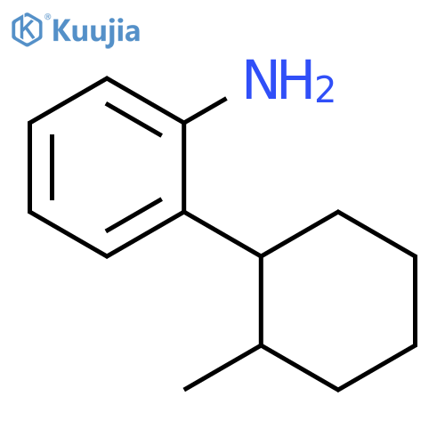 Benzenamine, 2-(2-methylcyclohexyl)- structure