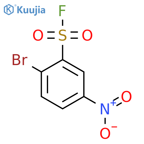 2-Bromo-5-nitrobenzene-1-sulfonyl fluoride structure