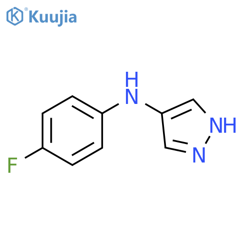 N-(4-fluorophenyl)-1H-pyrazol-4-amine structure
