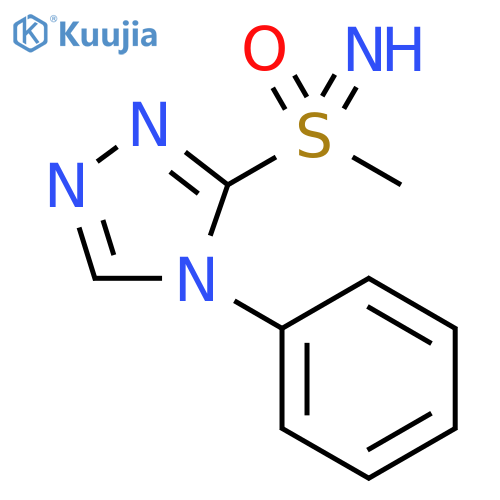 imino(methyl)(4-phenyl-4H-1,2,4-triazol-3-yl)-lambda6-sulfanone structure