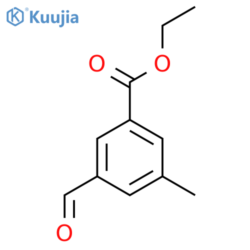 Ethyl 3-formyl-5-methylbenzoate structure