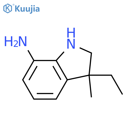 3-ethyl-3-methyl-2,3-dihydro-1H-indol-7-amine structure
