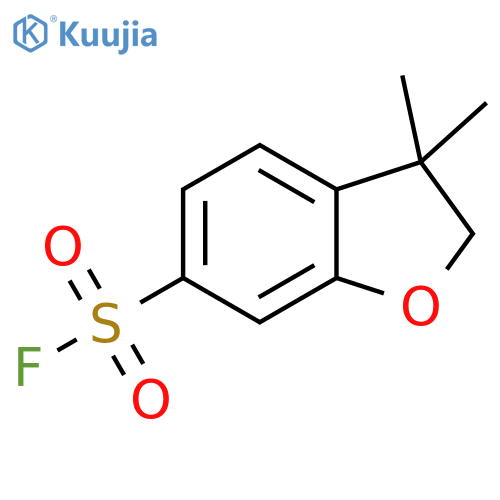 3,3-dimethyl-2,3-dihydro-1-benzofuran-6-sulfonyl fluoride structure