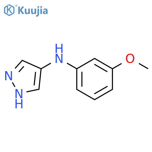 N-(3-methoxyphenyl)-1H-pyrazol-4-amine structure