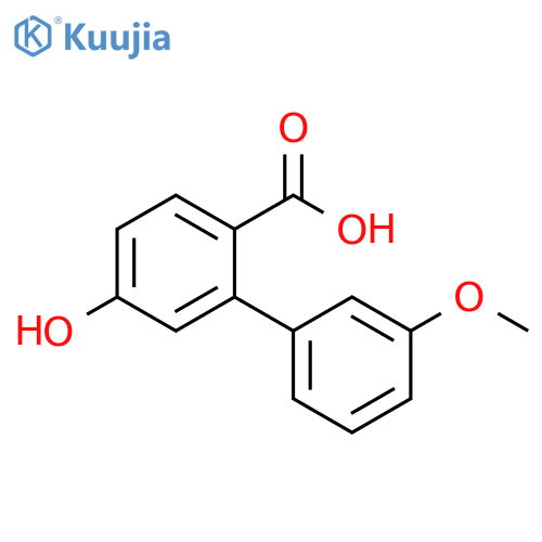 4-hydroxy-2-(3-methoxyphenyl)benzoic acid structure