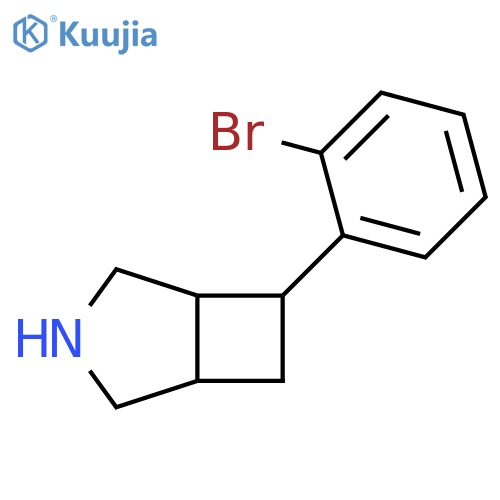 6-(2-bromophenyl)-3-azabicyclo3.2.0heptane structure
