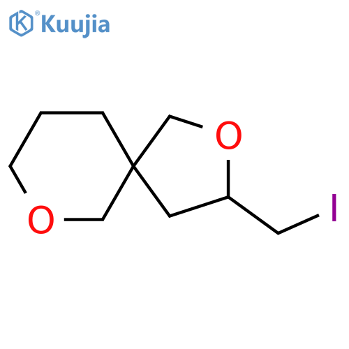 3-(iodomethyl)-2,7-dioxaspiro4.5decane structure
