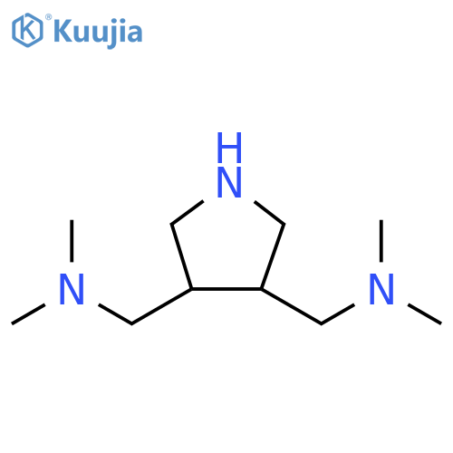 ({4-(dimethylamino)methylpyrrolidin-3-yl}methyl)dimethylamine structure