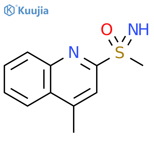 imino(methyl)(4-methylquinolin-2-yl)-lambda6-sulfanone structure