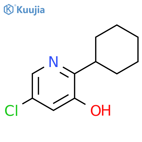 5-chloro-2-cyclohexylpyridin-3-ol structure