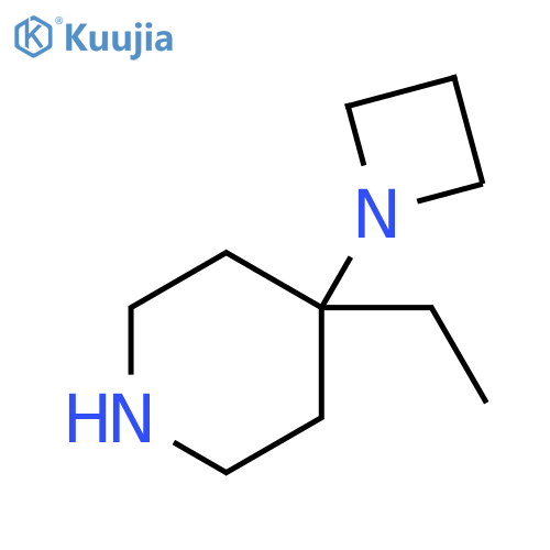4-(azetidin-1-yl)-4-ethylpiperidine structure
