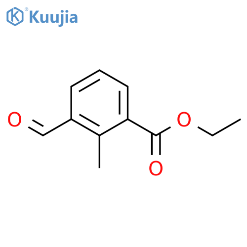 Ethyl 3-formyl-2-methylbenzoate structure