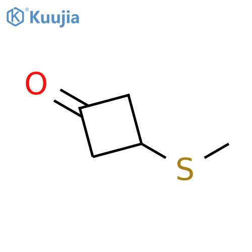 3-(methylsulfanyl)cyclobutan-1-one structure