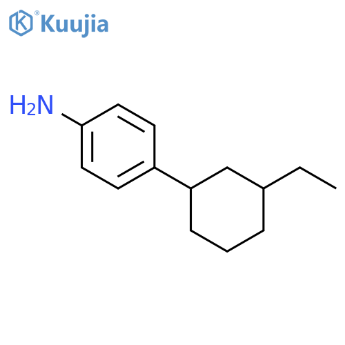 4-(3-ethylcyclohexyl)aniline structure
