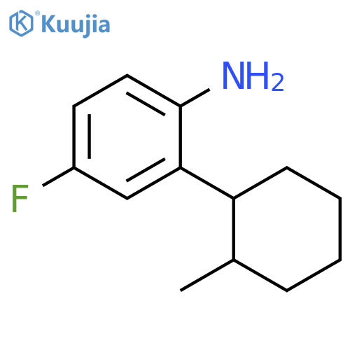 4-fluoro-2-(2-methylcyclohexyl)aniline structure